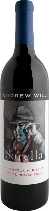 136,95 € Spedizione Gratuita | Vino rosso Andrew Will Sorella Riserva Washington stati Uniti Merlot, Cabernet Sauvignon, Cabernet Franc Bottiglia 75 cl