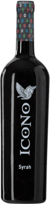 5,95 € 免费送货 | 红酒 Vinos de la Viña Icono 岁 D.O. Valencia Levante 西班牙 Syrah 瓶子 75 cl