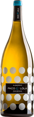 103,95 € Envío gratis | Vino blanco Paco & Lola Joven D.O. Rías Baixas Galicia España Albariño Botella Jéroboam-Doble Mágnum 3 L