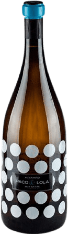 89,95 € Kostenloser Versand | Weißwein Paco & Lola Jung D.O. Rías Baixas Galizien Spanien Albariño Jeroboam-Doppelmagnum Flasche 3 L