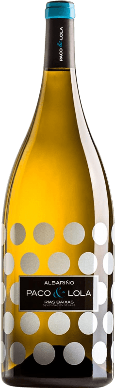 76,95 € 免费送货 | 白酒 Paco & Lola 年轻的 D.O. Rías Baixas 加利西亚 西班牙 Albariño 瓶子 Jéroboam-双Magnum 3 L