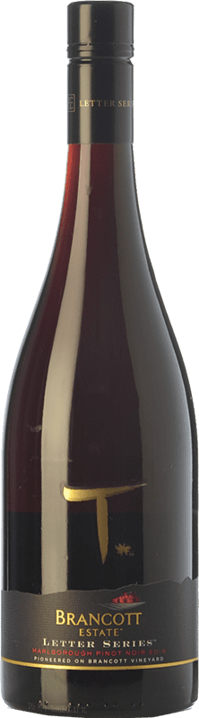 14,95 € 免费送货 | 红酒 Brancott Estate Letter Series T 岁 新西兰 Pinot Black 瓶子 75 cl