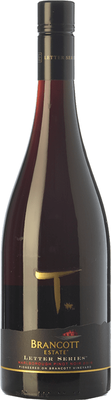 19,95 € Free Shipping | Red wine Brancott Estate Letter Series T Aged New Zealand Pinot Black Bottle 75 cl