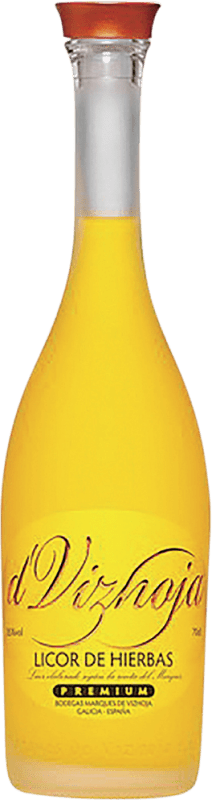 18,95 € Kostenloser Versand | Kräuterlikör Marqués de Vizhoja Spanien Flasche 70 cl