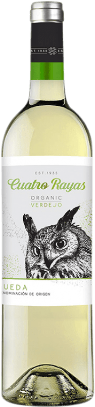 49,95 € Spedizione Gratuita | Vino bianco Cuatro Rayas Giovane D.O. Rueda Castilla y León Spagna Verdejo Bottiglia 75 cl