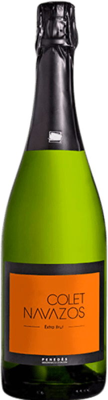 31,95 € Envoi gratuit | Blanc mousseux Colet Navazos Extra- Brut Grande Réserve D.O. Penedès Catalogne Espagne Chardonnay Bouteille 75 cl