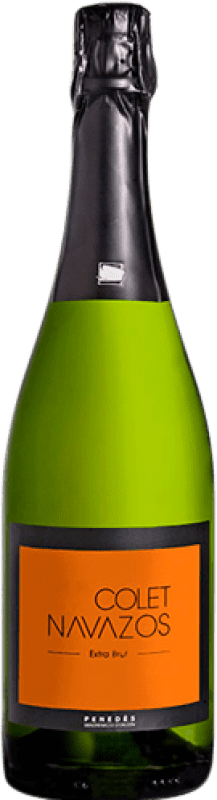 32,95 € Envoi gratuit | Vin Mousseux Blanc Colet Navazos Extra- Brut Grande Réserve D.O. Penedès Catalogne Espagne Chardonnay Bouteille 75 cl