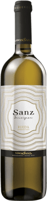 9,95 € Envoi gratuit | Vin blanc Vinos Sanz Jeune D.O. Rueda Castille et Leon Espagne Sauvignon Blanc Bouteille 75 cl