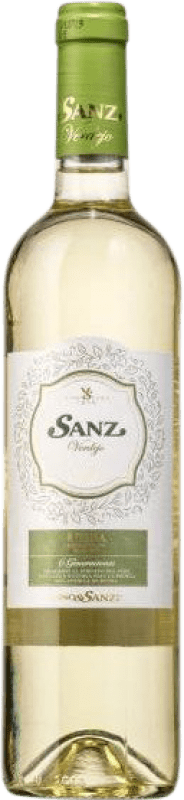 9,95 € Бесплатная доставка | Белое вино Vinos Sanz молодое D.O. Rueda Кастилия-Леон Испания Verdejo — Вердехо Бутылка 75 cl