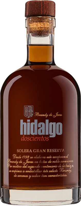 45,95 € Free Shipping | Brandy La Gitana Hidalgo 200 Solera Grand Reserve Spain Bottle 70 cl