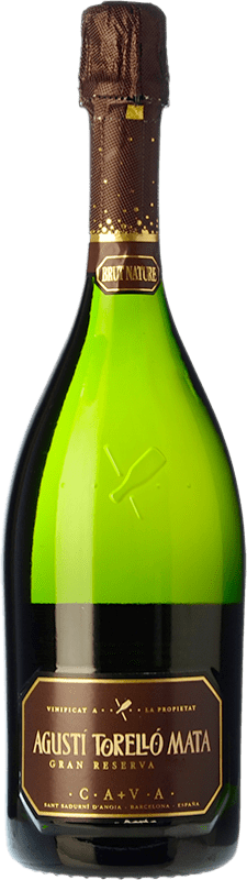 24,95 € 免费送货 | 白起泡酒 Agustí Torelló Brut Nature 大储备 D.O. Cava 加泰罗尼亚 西班牙 Macabeo, Xarel·lo, Parellada 瓶子 75 cl