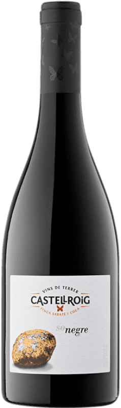 12,95 € Free Shipping | Red Wine Sabaté i Coca Castellroig So Negre D.O. Penedès Catalonia Spain Tempranillo Eco — Organic Bottle 75 cl