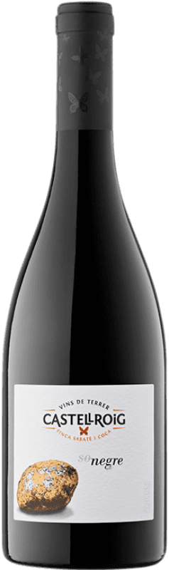 15,95 € Spedizione Gratuita | Vino rosso Sabaté i Coca Castellroig So Negre D.O. Penedès Catalogna Spagna Tempranillo Bottiglia 75 cl