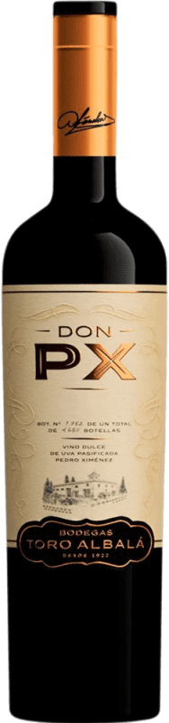 51,95 € 免费送货 | 强化酒 Toro Albalá Don P.X 大储备 D.O. Montilla-Moriles Andalucía y Extremadura 西班牙 Pedro Ximénez 瓶子 75 cl