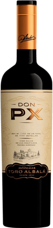 49,95 € Free Shipping | Fortified Wine Toro Albalá Don PX Grand Reserve — Long Barrel-Aged D.O. Montilla-Moriles Andalucía y Extremadura Spain Pedro Ximénez Bottle 75 cl