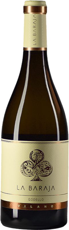 34,95 € 免费送货 | 白酒 Viña Vilano La Baraja D.O. Valdeorras 加利西亚 西班牙 Godello 瓶子 75 cl