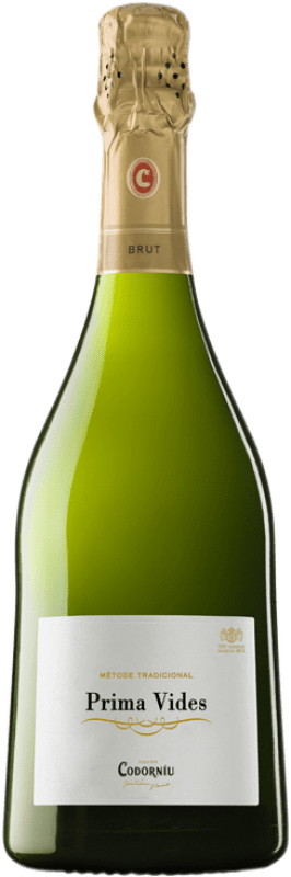 8,95 € Envoi gratuit | Blanc mousseux Codorníu Blanc de Blancs Prima Vides Brut Réserve D.O. Cava Catalogne Espagne Bouteille 75 cl