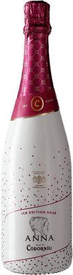 14,95 € Kostenloser Versand | Rosé Sekt Codorníu Anna Ice Edition Rosé Halbtrocken Halbsüß D.O. Cava Katalonien Spanien Spätburgunder, Chardonnay Flasche 75 cl