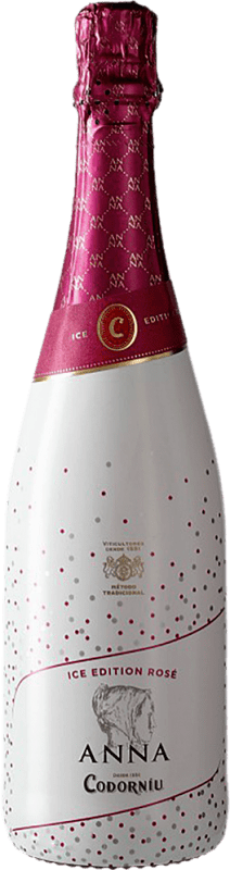 14,95 € Envio grátis | Espumante rosé Codorníu Anna Ice Edition Rosé Semi-seco Semi-doce D.O. Cava Catalunha Espanha Pinot Preto, Chardonnay Garrafa 75 cl