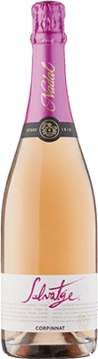 28,95 € 免费送货 | 玫瑰气泡酒 Nadal Salvatge Rosé 香槟 预订 Corpinnat 加泰罗尼亚 西班牙 Pinot Black 瓶子 75 cl