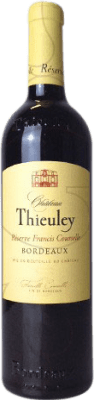 14,95 € 免费送货 | 红酒 Château Thieuley Francis Courselle 预订 A.O.C. Bordeaux 法国 Merlot, Cabernet Sauvignon, Cabernet Franc 瓶子 75 cl