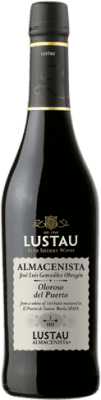 26,95 € Kostenloser Versand | Likörwein Lustau Almacenista José Luis González Obregón Oloroso del Puerto D.O. Jerez-Xérès-Sherry Andalusien Spanien Palomino Fino Medium Flasche 50 cl