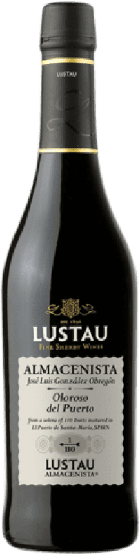 26,95 € 免费送货 | 加强葡萄酒 Lustau Almacenista José Luis González Obregón del Puerto Oloroso — 奥洛罗索酒 D.O. Jerez-Xérès-Sherry 安达卢西亚 西班牙 Palomino Fino 中瓶装 50 cl
