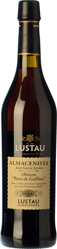 25,95 € Бесплатная доставка | Крепленое вино Lustau Almacenista Juan García Jarana Oloroso Pata Gallina D.O. Jerez-Xérès-Sherry Андалусия Испания Palomino Fino бутылка Medium 50 cl