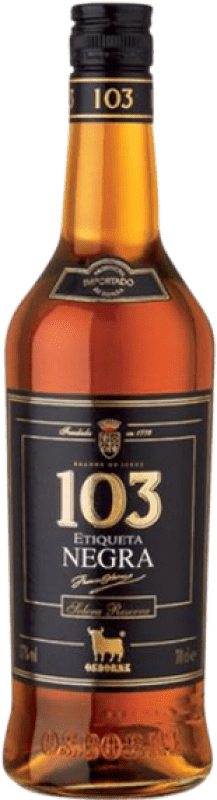 18,95 € Бесплатная доставка | Бренди Osborne 103 Etiqueta negra Испания бутылка 70 cl