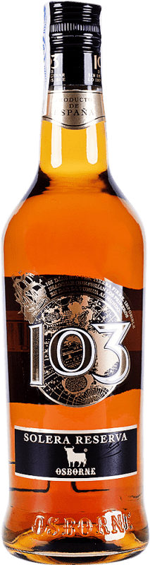 19,95 € Бесплатная доставка | Бренди Osborne 103 Black — Чёрная версия Испания 70 cl