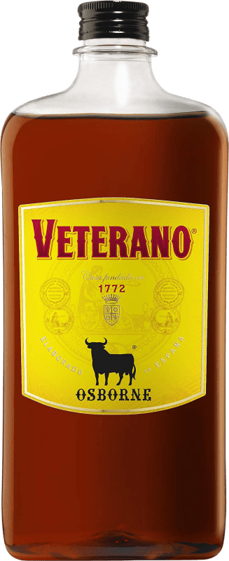 15,95 € Free Shipping | Spirits Osborne Veterano Spain Hip Flask Bottle 1 L
