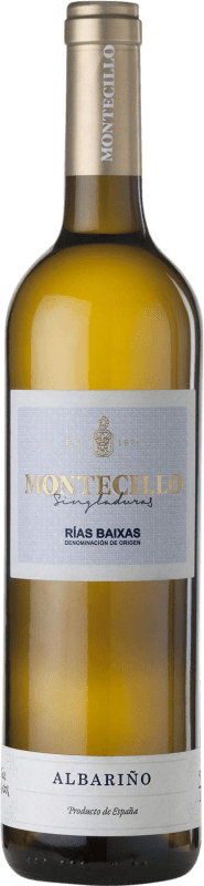 17,95 € Envío gratis | Vino blanco Montecillo Singladuras Joven D.O. Rías Baixas Galicia España Albariño Botella 75 cl