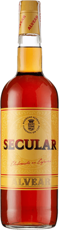 10,95 € Envio grátis | Brandy Conhaque Alvear Secular Espanha 1 L