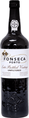 19,95 € Envío gratis | Vino generoso Fonseca Port Late Bottled Vintage L.B.V. Unfiltered I.G. Porto Oporto Portugal Tempranillo, Touriga Franca, Touriga Nacional, Tinta Amarela, Tinta Cão, Tinta Barroca Botella 75 cl