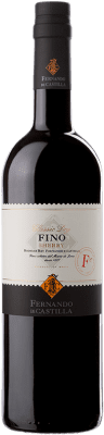 13,95 € Kostenloser Versand | Verstärkter Wein Fernando de Castilla Classic Dry Fino D.O. Jerez-Xérès-Sherry Andalucía y Extremadura Spanien Palomino Fino Flasche 75 cl