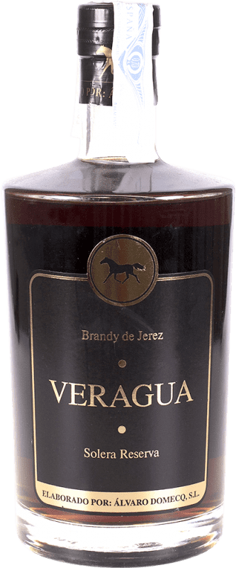 33,95 € Envío gratis | Brandy Domecq Veragua solera Reserva España Botella 70 cl