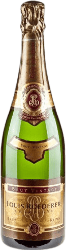 119,95 € Envio grátis | Espumante Branco Louis Roederer Brut — Bruto Vintage Grande Reserva A.O.C. Champagne França Pinot Noir, Chardonnay 75 cl