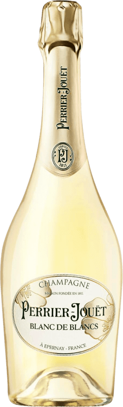 91,95 € Envío gratis | Espumoso blanco Perrier-Jouët Blanc de Blancs Brut Gran Reserva A.O.C. Champagne Francia Chardonnay Botella 75 cl