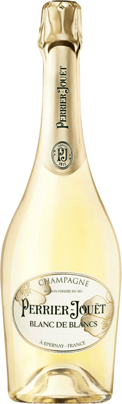 93,95 € 免费送货 | 白起泡酒 Perrier-Jouët Blanc de Blancs 香槟 A.O.C. Champagne 法国 Chardonnay 瓶子 75 cl