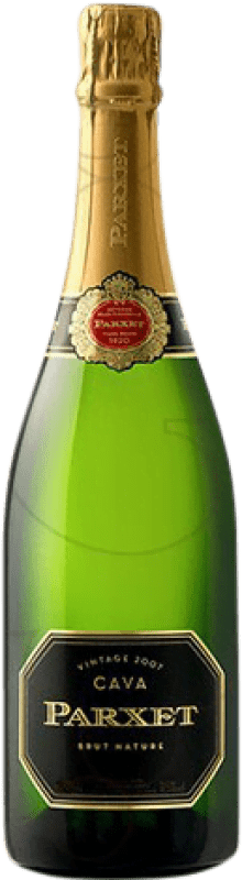 41,95 € 免费送货 | 白起泡酒 Parxet Brut Nature 预订 D.O. Cava 加泰罗尼亚 西班牙 Macabeo, Parellada, Pansa Blanca 瓶子 Magnum 1,5 L