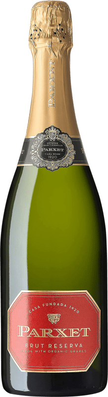 16,95 € Envío gratis | Espumoso blanco Parxet Brut Reserva D.O. Cava Cataluña España Macabeo, Parellada, Pansa Blanca Botella 75 cl