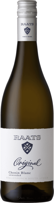 23,95 € Бесплатная доставка | Белое вино Raats Family Original старения I.G. Stellenbosch Стелленбош Южная Африка Chenin White бутылка 75 cl