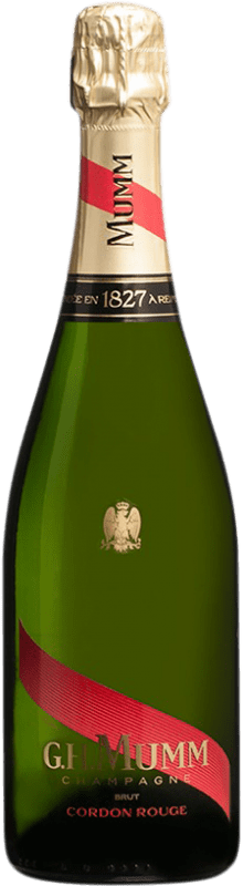 27,95 € 免费送货 | 白起泡酒 G.H. Mumm Cordon Rouge Usain Bolt Edition 香槟 大储备 A.O.C. Champagne 法国 Pinot Black, Chardonnay, Pinot Meunier 瓶子 75 cl