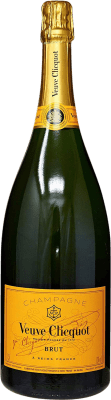 137,95 € Kostenloser Versand | Weißer Sekt Veuve Clicquot Yellow Label Brut Große Reserve A.O.C. Champagne Champagner Frankreich Spätburgunder, Chardonnay, Pinot Meunier Magnum-Flasche 1,5 L