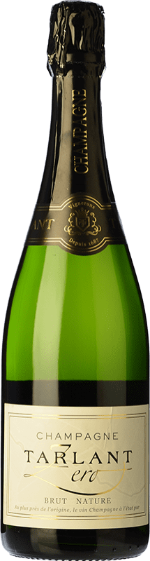 75,95 € Free Shipping | White sparkling Tarlant Zero Brut Nature Grand Reserve A.O.C. Champagne France Pinot Black, Chardonnay, Pinot Meunier Bottle 75 cl
