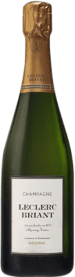 69,95 € Kostenloser Versand | Weißer Sekt Leclerc Briant Brut Reserve A.O.C. Champagne Frankreich Pinot Schwarz, Chardonnay, Pinot Meunier Flasche 75 cl