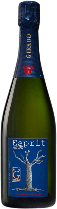 99,95 € Envio grátis | Espumante branco Henri Giraud Esprit Brut Nature Grande Reserva A.O.C. Champagne França Pinot Preto, Chardonnay Garrafa 75 cl