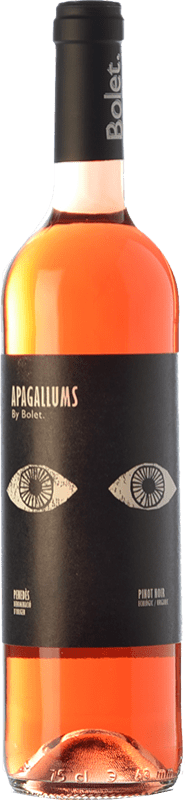 6,95 € Free Shipping | Rosé wine Bolet Apagallums Ecológico Young D.O. Penedès Catalonia Spain Pinot Black Bottle 75 cl