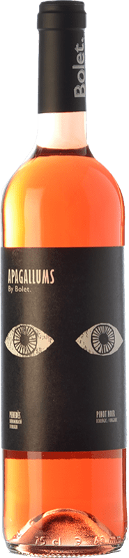 6,95 € Envío gratis | Vino rosado Bolet Apagallums Ecológico Joven D.O. Penedès Cataluña España Pinot Negro Botella 75 cl