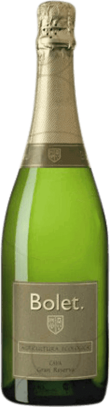 11,95 € Бесплатная доставка | Белое игристое вино Bolet Brut Nature — Брют Натюр Гран Резерва D.O. Cava Каталония Испания Macabeo — Макабео, Xarel·lo — Шарелло, Parellada — Парельяда Eco — Эко Био Органический 75 cl
